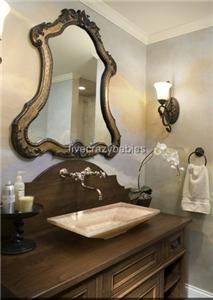 Large 43 Shaped Arch Wall Mirror Vanity Antique Ornate Horchow Unique 