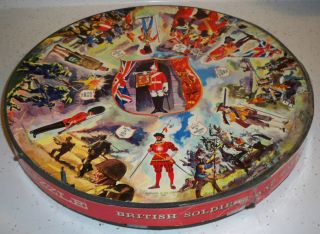   PC British Soldiers and Battles Circular Round Jigsaw Puzzle