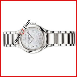 Baume & Mercier Lady Ilea 8769 Stainless Steel Pearl MOP Diamond Watch 