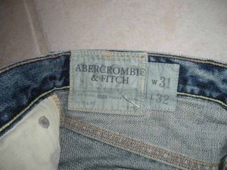 Abercrombie & Fitch Baxter Slim Boot Cut Jeans 31 x 34 Low Rise Light 