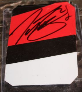 Trevor Bayne Signed Race Used Sheetmetal with COA NASCAR Autograph T 