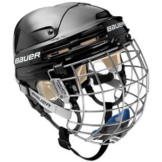 New Bauer 4500 Hockey Helmet w Face Cage Black