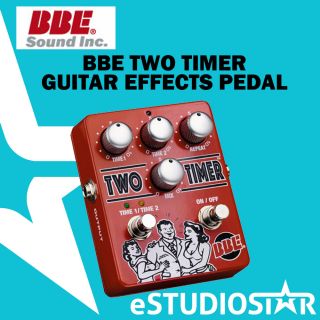 BBE Two Timer Guitar Pedal Dual Analog Delay Guitar Foot Pedal New 