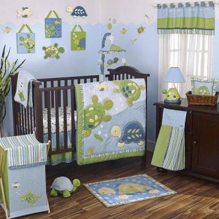 Turtle Reef Baby Crib Bedding Set with Mobile by Cocalo