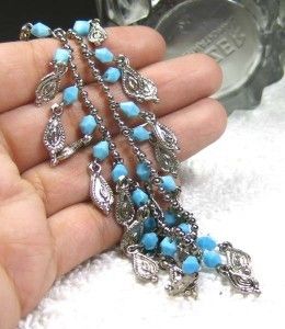 A29 Blue Color Bell Anklet Belly Dance Indian Jewelry