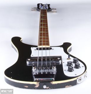 1974 Rickenbacker 4001 Bass Jetglo Very Good Condition HSC EXC Tone 