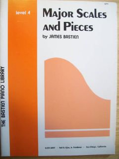 487M Song Book James Bastien Major Scales and Pieces
