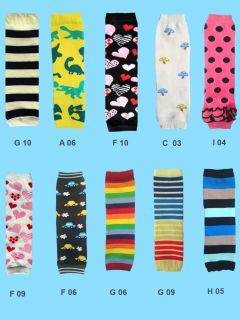 Baby Toddler Leg Warmers Great with Tights Leggings Trousers Skirts 