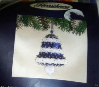Frosty Bells Beaded Christmas Ornament s Kit Set of 4