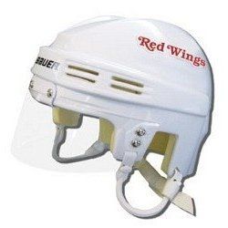 NHL Detroit Red Wings Away Bauer Mini Hockey Helmet