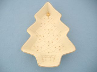 Baum Bros Formalities Christmas Porcelain Candy Dish Christmas Tree 