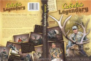 Legendary Hunting Elk Moose Bear Caribou Deer DVD New
