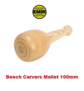 Emir Beech Carvers Mallet 100mm Furniture Cabinet Maker