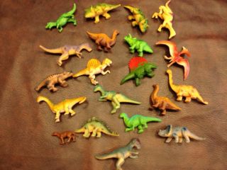 Lot of 32 Dinosaur Toys Tube Assortment Great for Little Hands