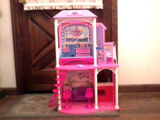 Barbie Beach House Dollhouse 2 Story Some Furniture