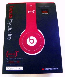 Genuine Monster Beats by Dr Dre Solo HD Specdial Edition with Control 