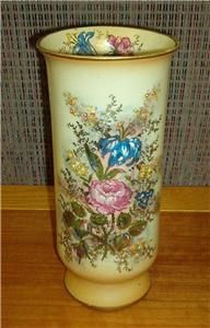 vintage beckwith china flowered vase zapun usa 2