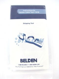 Belden 1797B Datatwist 350 Cable Stripping Tool STSI