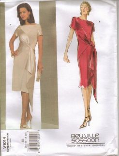 Vogue Sewing Pattern Bellville Sassoon Designer Original Misses with 
