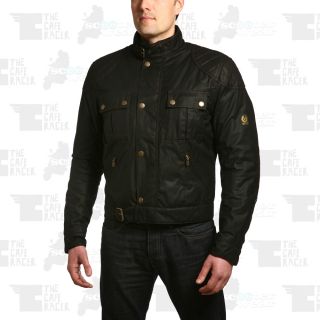 Belstaff Mojave Brooklands Wax Cotton Jacket Mens Black New UK Stock 