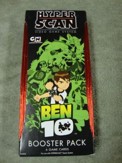 BEN 10 HyperScan Video Game System BOOSTER PACK NEW Game CARDS