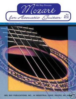 Mozart for Acoustic Guitar Ben Bolt Tab Book CD New