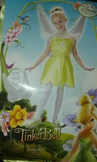 Disney Fairies TINKERBELL XSmall 4 6X 4T 5T Halloween Costume Dress Up 