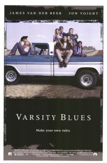 Varsity Blues Movie Poster James Van Der Beek Football