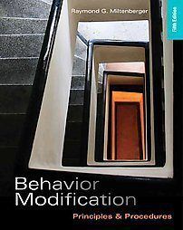 Behavior Modification 5th Edition by Miltenberger New 1111306117 