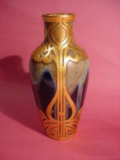 Art Nouveau Vase Peter Behrens Art Pottery Unique