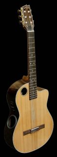 New Solid Cedar Top Classical Nylon String Acoustic Guitar
