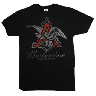 Budweiser King of Beers Logo Vintage Style Beer Alcohol Adult T Shirt 