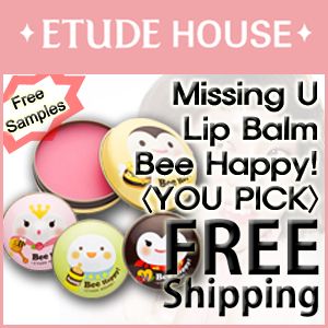 Etude House] EtudeHouse Missing U Lip Balm Bee Happy 13g 4 Types
