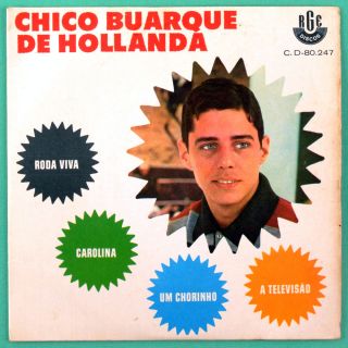 Chico Buarque Roda Viva 67 MPB Bossa Samba EP Brazil