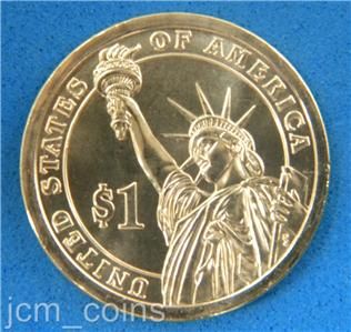 2012 P&D BENJAMIN HARRISON, Golden Dollar Set, 23rd President, 2 coins 
