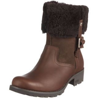 NEW 220 UGG Australia Bellvue II Boots Brown Leather Womens 5