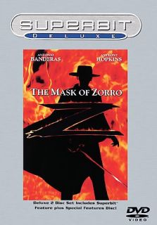 The Mask of Zorro DVD Superbit Deluxe 2 Disc Set Antonio Banderas 