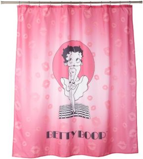New Popular Bath Betty Boop Fabric Shower Curtain