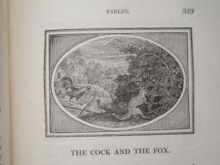 THOMAS BEWICK, FABLES OF AESOP, 1ST 1818, ENGRAVINGS, VERY RARE