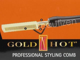 Belson Gold N Hot Professional Styling Hot Comb GH299