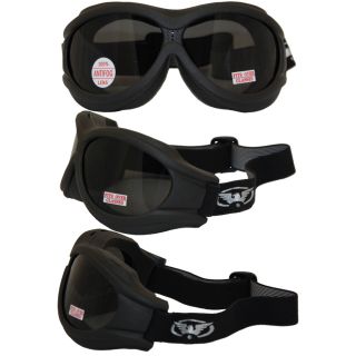Big Ben A F Smoke Goggles Fit Over Glasses Motorcycle