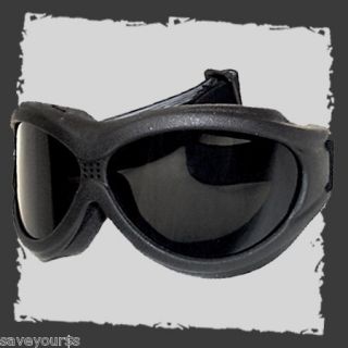 Big Ben Smoke Lens Motorcycle Goggles Fit Over Glasses