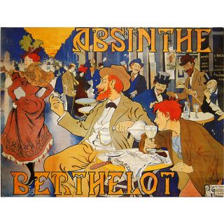 Absinthe Berthelot by Henri Thiriet Canvas Art Bar Restaurant 