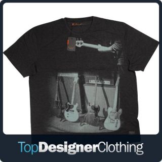 Mens Ben Sherman Mod Guitar Music Graphic T Shirt Tee Top Big King 