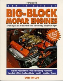 How to Rebuild Big Block Mopar Engines 383 400 413 426