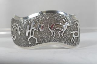 Native American Ben Nighthorse N Cheyenne Sterling Silver Mimbres 