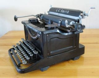 Vintage L C Smith and Corona Typewriter Model 8 11