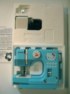 Adorable Hello Kitty Janome Sewing Machine Complete in Great Condition 