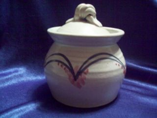 bethel colony pottery pot covered jar