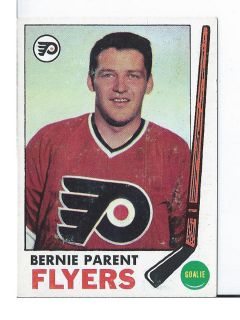 Bernie Parent Vintage 1969 70 Topps #89 Philadelphia Flyers
